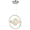 Globo Neil Hanglamp LED Chroom, 1-licht, Afstandsbediening