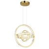Globo Neil Hanglamp LED Goud, 1-licht, Afstandsbediening