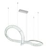 Globo Neil Hanglamp LED Chroom, 1-licht, Afstandsbediening Globo Neil Hanglamp LED Chroom, 1-licht, Afstandsbediening