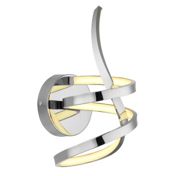 Globo Iduna Plafondlamp LED Chroom, 1-licht