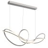 Globo Iduna Hanglamp LED Chroom, 1-licht, Afstandsbediening
