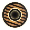 Globo Woody Plafondlamp LED Natuurlijke kleuren, Zwart, 1-licht
