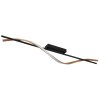 Globo Watkins Plafondlamp LED Zwart, 1-licht