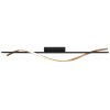 Globo Watkins Plafondlamp LED Zwart, 1-licht