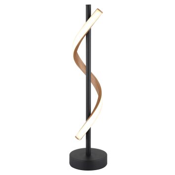 Globo Watkins Tafellamp LED Zwart, 1-licht