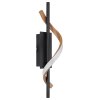 Globo Watkins Wandlamp LED Zwart, 1-licht