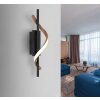 Globo Watkins Wandlamp LED Zwart, 1-licht