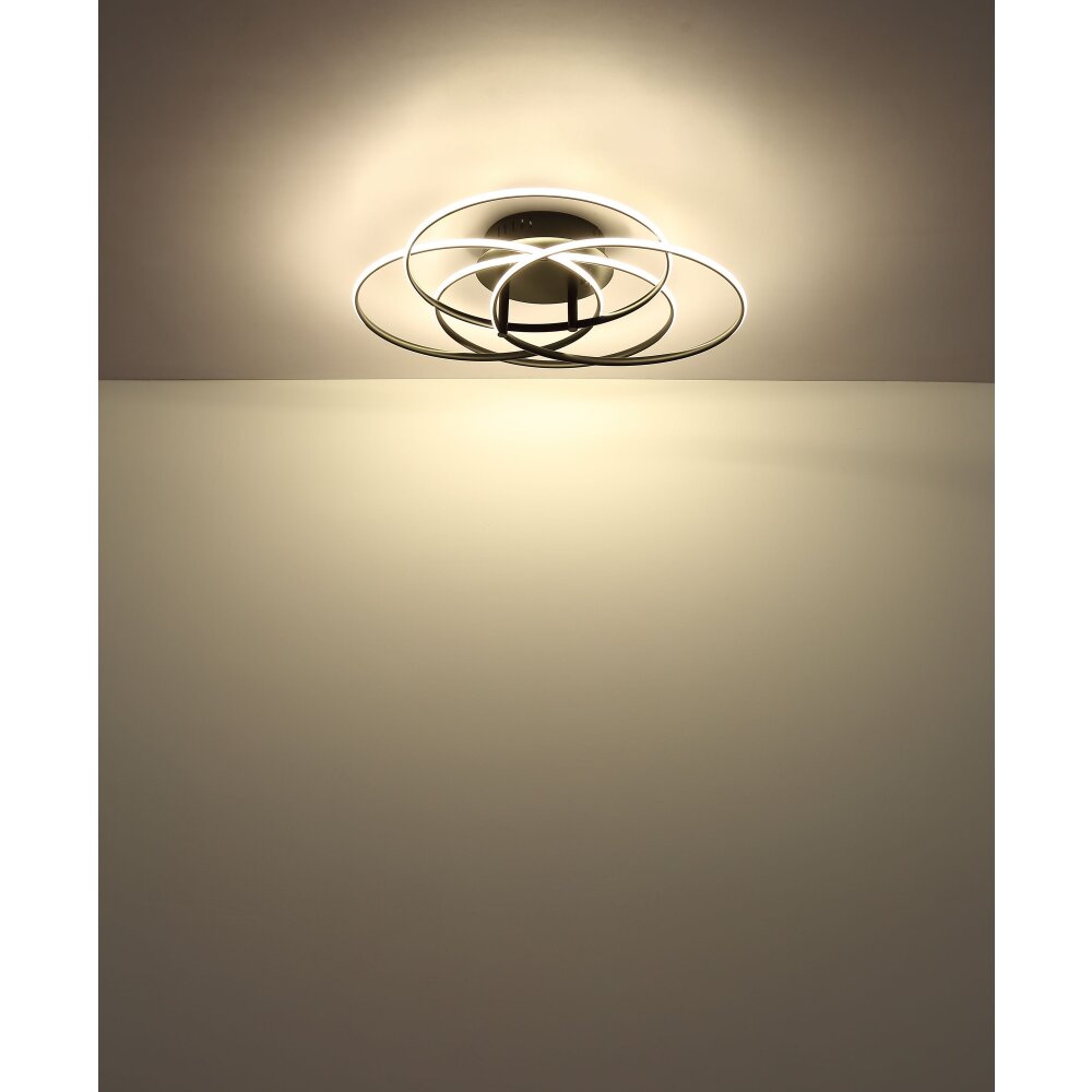 Globo Kombos Plafondlamp LED Zwart, 1-licht