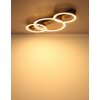Globo Dakari Plafondlamp LED Zwart, 1-licht
