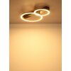 Globo Dakari Plafondlamp LED Zwart, 1-licht
