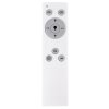 Globo Jeffry Plafondlamp LED Antraciet, Zwart, 1-licht, Afstandsbediening