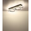 Globo Blevins Plafondlamp LED Natuurlijke kleuren, Zwart, 1-licht