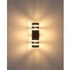 Globo Hayes Wandlamp Brons, 2-lichts