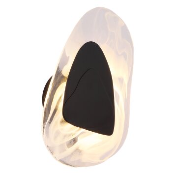 Globo Dorsey Wandlamp LED Zwart, 1-licht Globo Dorsey Wandlamp LED Zwart, 1-licht
