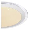 Globo NICOLE II Plafondlamp Transparant, Helder, Wit, 1-licht