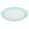 Globo NICOLE II Plafondlamp Transparant, Helder, Wit, 1-licht