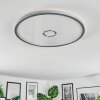 Simonstorp Plafondlamp, Paneel LED Zilver, Wit, 1-licht