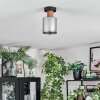 Mador Plafondlamp Natuurlijke kleuren, Zwart, 1-licht