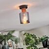 Mador Plafondlamp Natuurlijke kleuren, Zwart, 1-licht