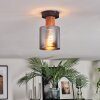 Mador Plafondlamp Natuurlijke kleuren, Zwart, 1-licht