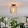 Narla Plafondlamp Zandkleurig, Wit, 1-licht