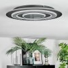 Lidor Plafondlamp LED Zwart, 1-licht