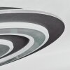 Lidor Plafondlamp LED Zwart, 1-licht