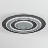 Lidor Plafondlamp LED Zwart, 1-licht