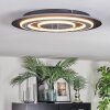 Lidor Plafondlamp LED Zwart, 1-licht