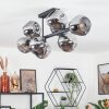 Ripoll Plafondlamp, Kogellampje Rookkleurig, 8-lichts