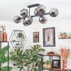 Ripoll Plafondlamp, Kogellampje Rookkleurig, 8-lichts