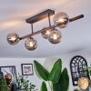 Chehalis Plafondlamp, Kogellampje Rookkleurig, 5-lichts