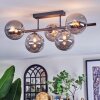 Chehalis Plafondlamp, Kogellampje Rookkleurig, 5-lichts