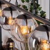 Gastor Hanglamp, Kogellampje, Hanglamp Amber, Duidelijk, Rookkleurig, 5-lichts