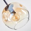 Ripoll Plafondlamp, Kogellampje Amber, Duidelijk, 5-lichts