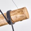 Koyoto Hanglamp, Kogellampje, Hanglamp Natuurlijke kleuren, Zwart, 5-lichts