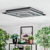 Lidor Plafondlamp LED Zwart, 1-licht