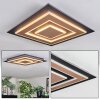 Lidor Plafondlamp LED Zwart, 1-licht