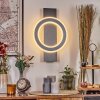 Lidor Wandlamp LED Zwart, 1-licht