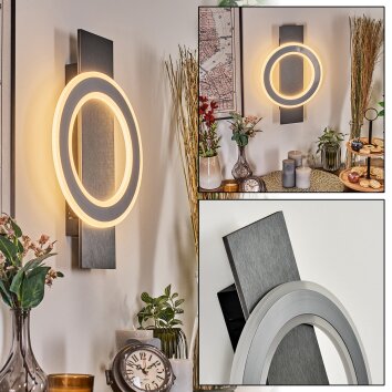 Lidor Wandlamp LED Zwart, 1-licht