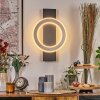 Lidor Wandlamp LED Zwart, 1-licht