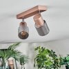 Medelim Plafondlamp, Plafondspot Brons, 2-lichts