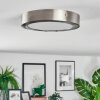 Omaro Plafondlamp, Paneel LED Nikkel mat, 1-licht, Kleurwisselaar