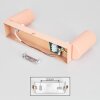 Javel Plafondlamp, Plafondspot Roze, Wit, 2-lichts