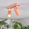 Javel Plafondlamp, Plafondspot Roze, Wit, 2-lichts