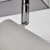 Javel Plafondlamp, Plafondspot Chroom, Grijs, 2-lichts
