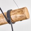 Koyoto Hanglamp, Kogellampje, Hanglamp Natuurlijke kleuren, Zwart, 5-lichts