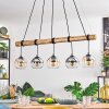 Koyoto Hanglamp, Kogellampje, Hanglamp Natuurlijke kleuren, Zwart, 5-lichts