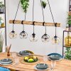 Koyoto Hanglamp, Kogellampje, Hanglamp Natuurlijke kleuren, Zwart, 5-lichts Koyoto Hanglamp, Kogellampje, Hanglamp Natuurlijke kleuren, Zwart, 5-lichts