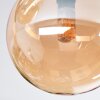 Chehalis Plafondlamp, Kogellampje Amber, 5-lichts